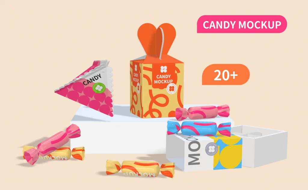 candy mockup